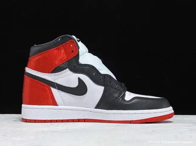 Official Maikesneakers High Satin 1 Jordan Black Air CD0461-016 Toe Retro 0624